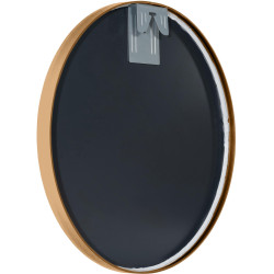 Espejo de pared Elsie dorado mate,M