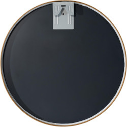 Espejo de pared Elsie dorado mate,M