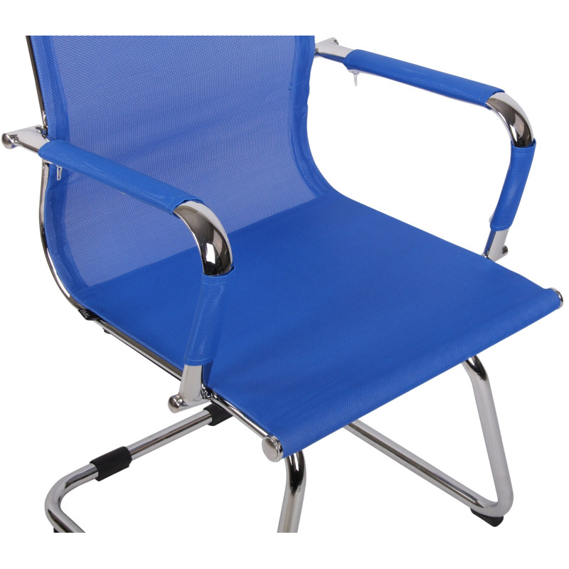 Chaise visiteur Barnet Mesh | bleu