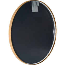 Espejo de pared Elsie dorado mate,L