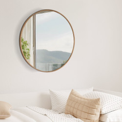 Miroir mural Elsie L, or mat