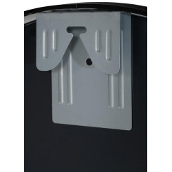 Espejo de pared Elsie Negro,L