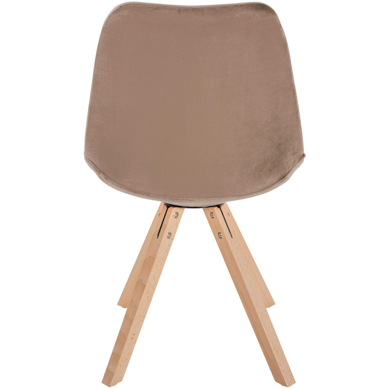 Chaise Sofia Velours Carrée