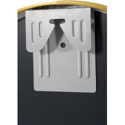 Espejo de pared Elsie dorado brillante,XL