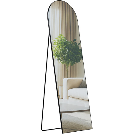 Miroir Moline 160x50 cm noir mat