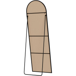 Miroir Moline 160x50 cm noir mat