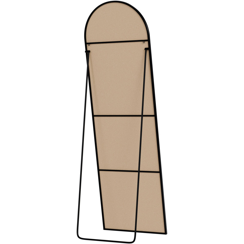 Miroir Moline 160x50 cm noir mat