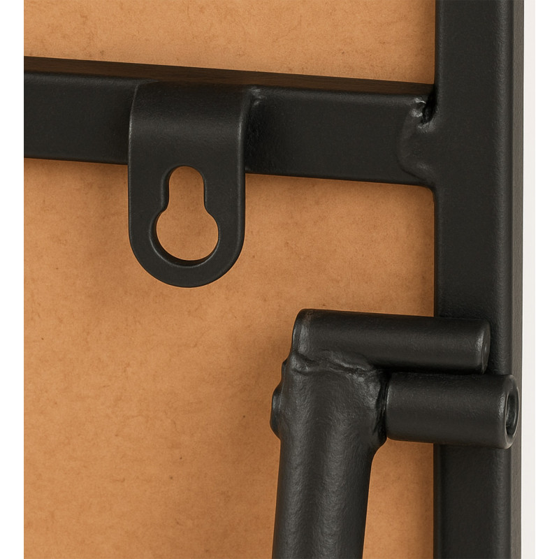 Miroir Moline 160x50 cm noir mat