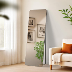 Miroir Gurnee 150x50 cm noir mat