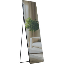 Miroir Gurnee 160x50 cm noir mat