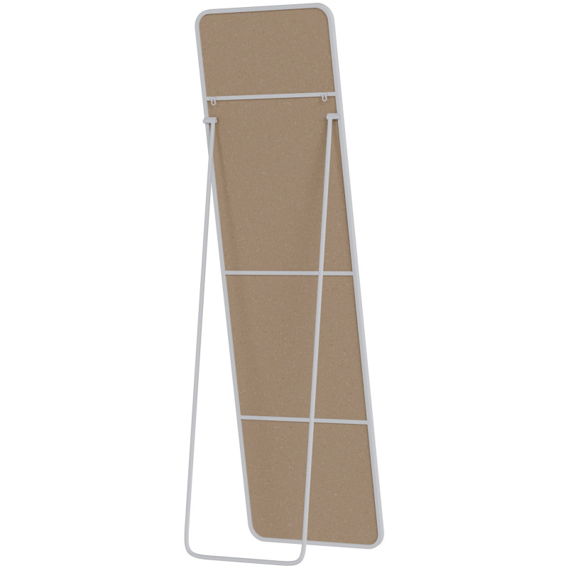 Miroir Gurnee 140x40 cm blanc mat
