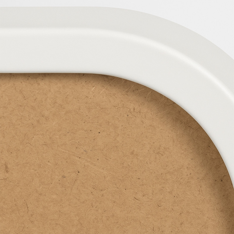 Miroir Gurnee 140x40 cm blanc mat