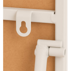 Miroir Gurnee 140x40 cm blanc mat