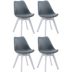 Lot de 4 chaises visiteurs...