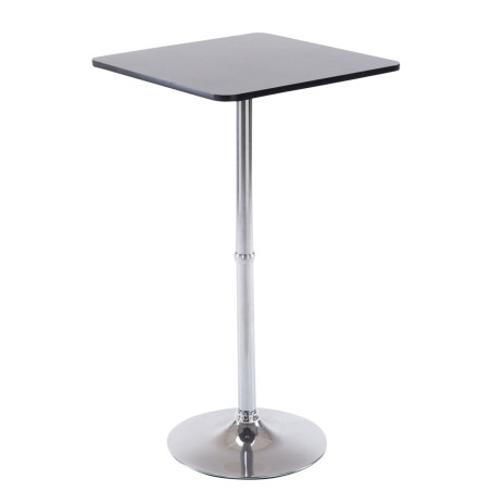 table de bar rectangulaire noire