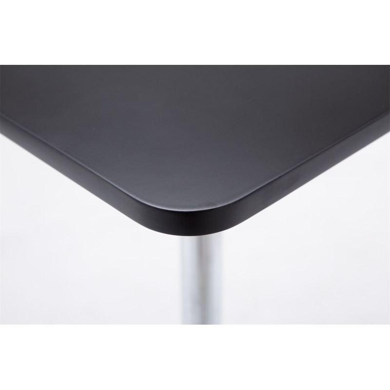 table de bar rectangulaire noire