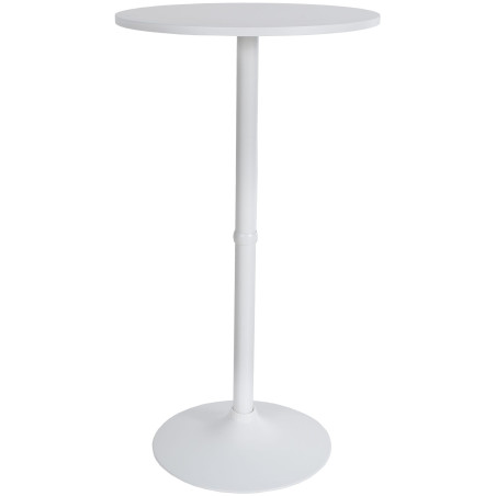 Tavolino rotondo bianco/bianco