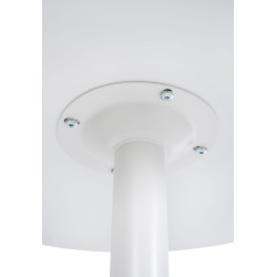 Tavolino rotondo bianco/bianco