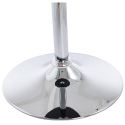 Ensemble de 2 tables de bar rondes noires