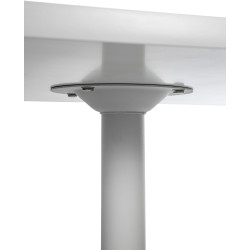 Mesa alta cuadrada Blanco/blanco