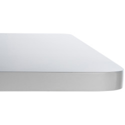 Mesa alta cuadrada Blanco/blanco