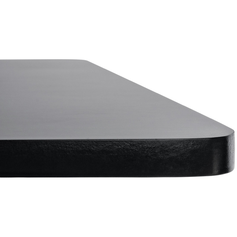 Mesa alta cuadrada Negro/negro