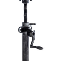 Tavolo design industriale Malita Argento antico