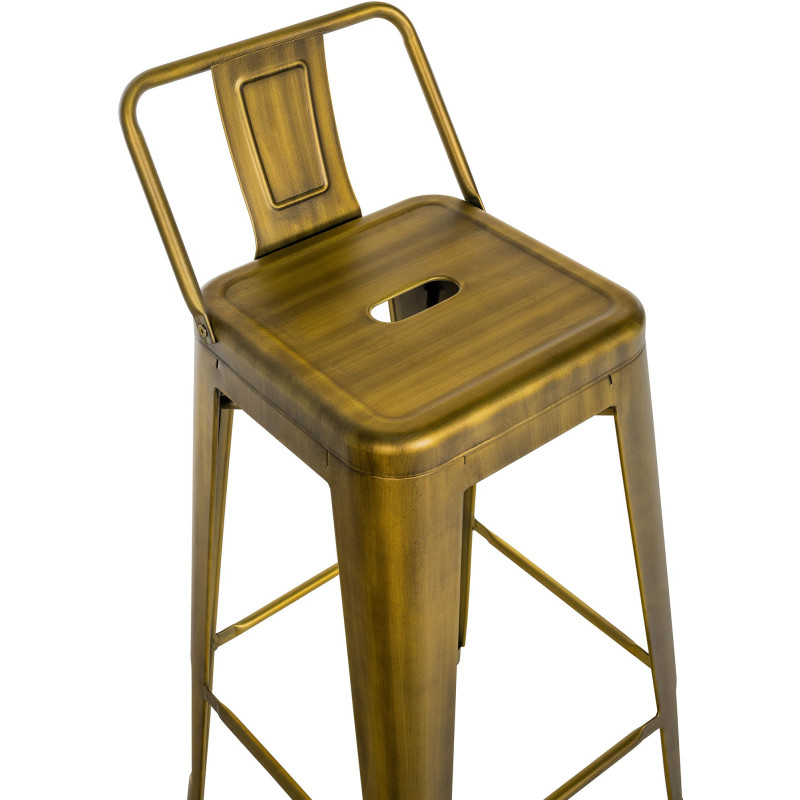 Ensemble de 4 tabourets de bar Mason or