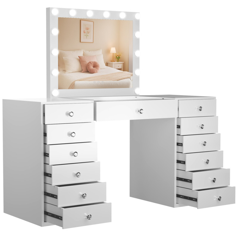 Coiffeuse blanche Attalla