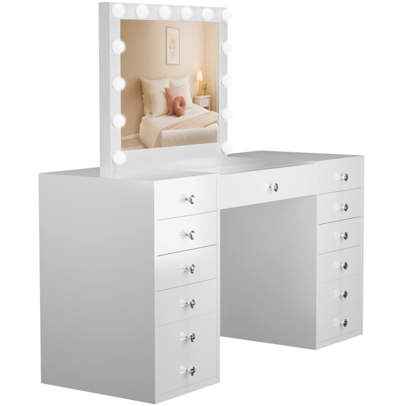 Coiffeuse blanche Attalla