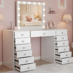 Coiffeuse blanche Attalla