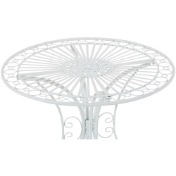 Mesa de Jardín Hari Blanco