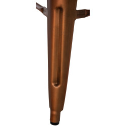 Ensemble de 4 tabourets de bar Mason cuivre