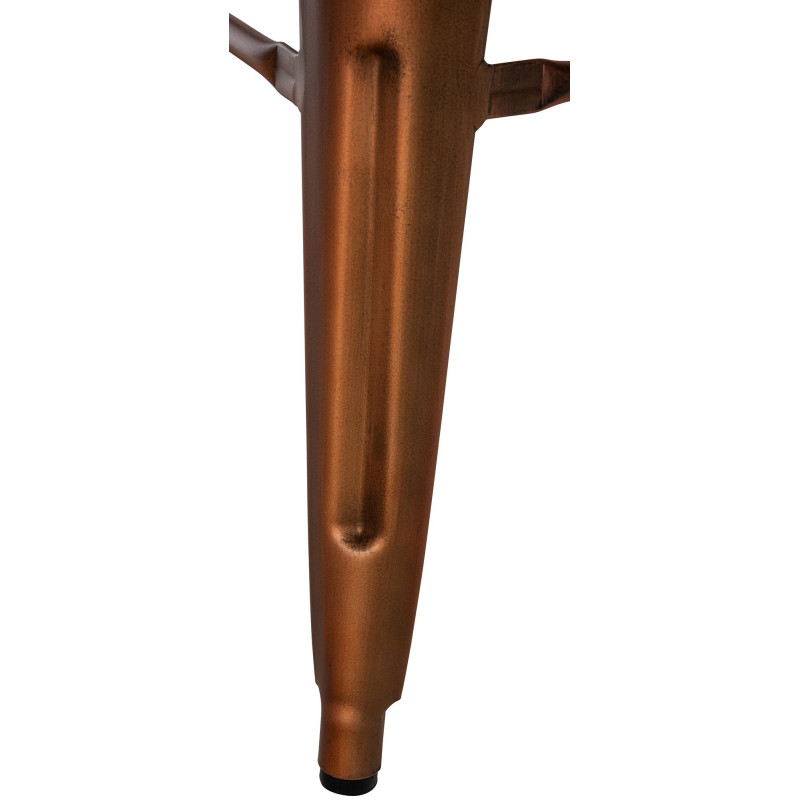 Ensemble de 4 tabourets de bar Mason cuivre