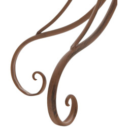 Tavolino in Ferro Giardino Hari antico marrone