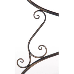 Mesa jardin Amanda Ø 70 cm Bronce