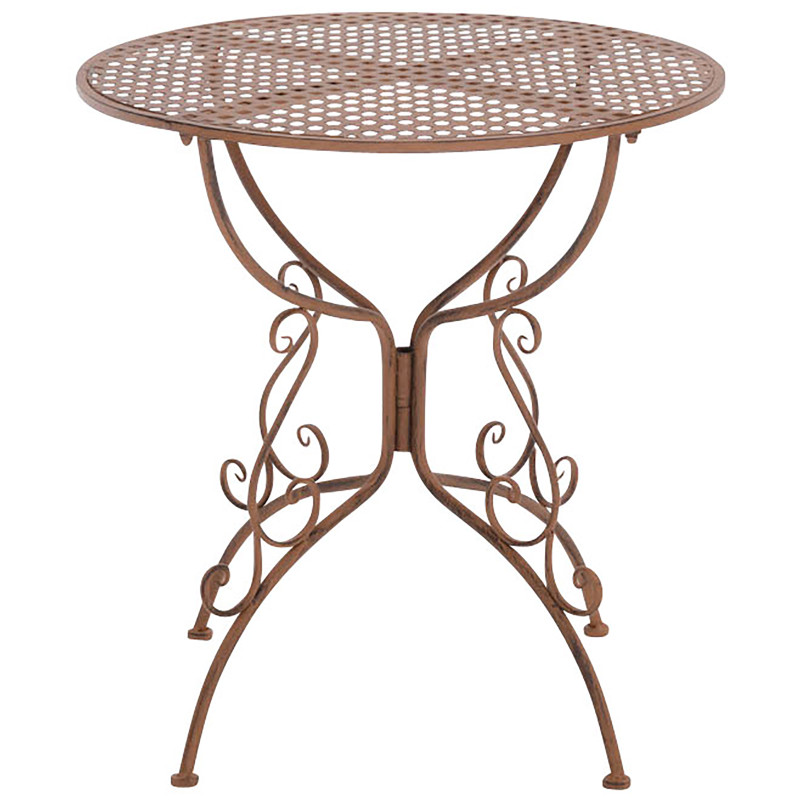 Table Amanda, marron antique