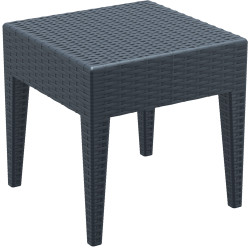 Table d'appoint Miami, gris foncé