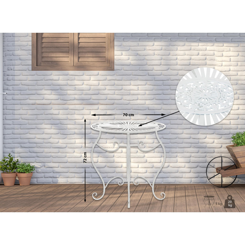 La table blanche d'Indra