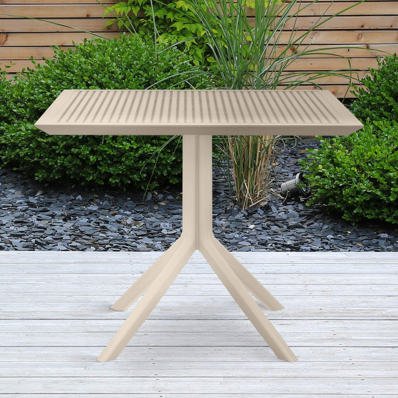 Table Sky 80 cm taupe