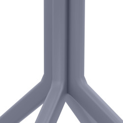 Table Sky 80 cm gris foncé