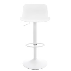 Lot de 2 tabourets de bar Almada blanc