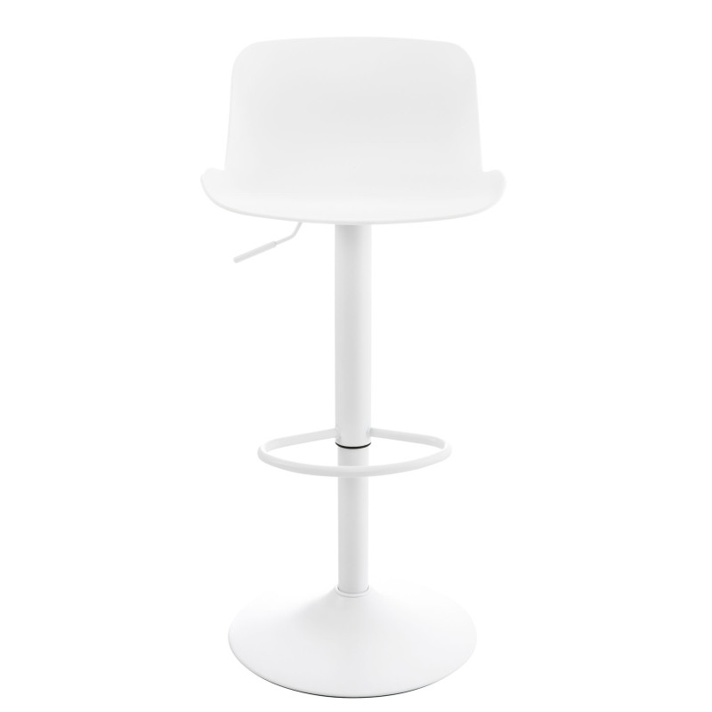 Lot de 2 tabourets de bar Almada blanc