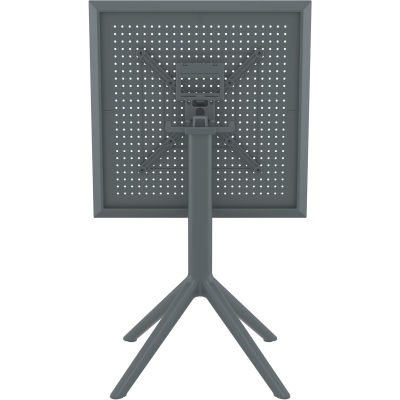 Mesa plegable Sky Gris oscuro,Cuadrada