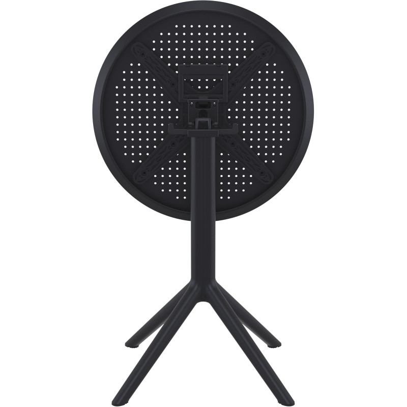 Table ronde pliante Sky, noire