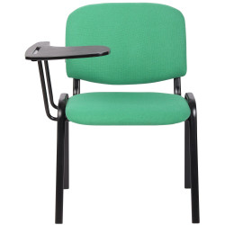silla conferencia Ken con mesa plegable & en tela Verde