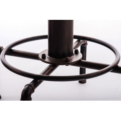 Mesa Lumos Industrial Look & Ø 50 cm Bronce