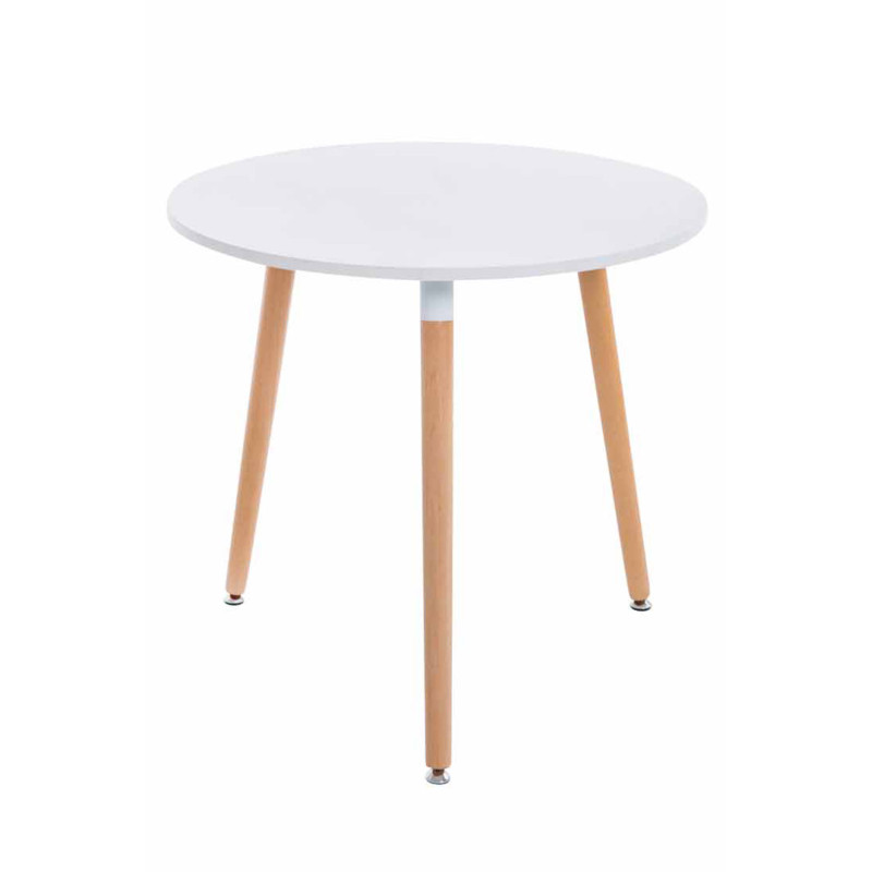 Table Ansgar, blanc naturel