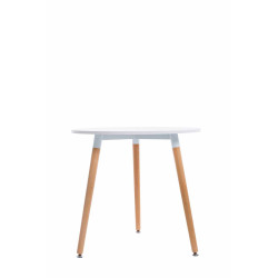 Table Ansgar, blanc naturel