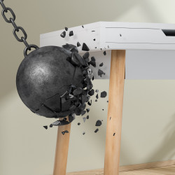 Schreibtisch Porto 110 cm V2